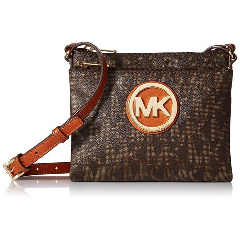 michael kors crossbody black and brown|Michael Kors handbags dark brown.